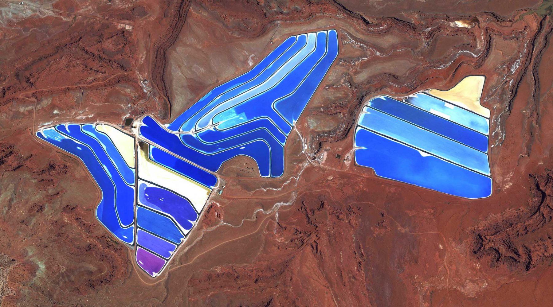 Intrepid Potash Mine Satellite Photo