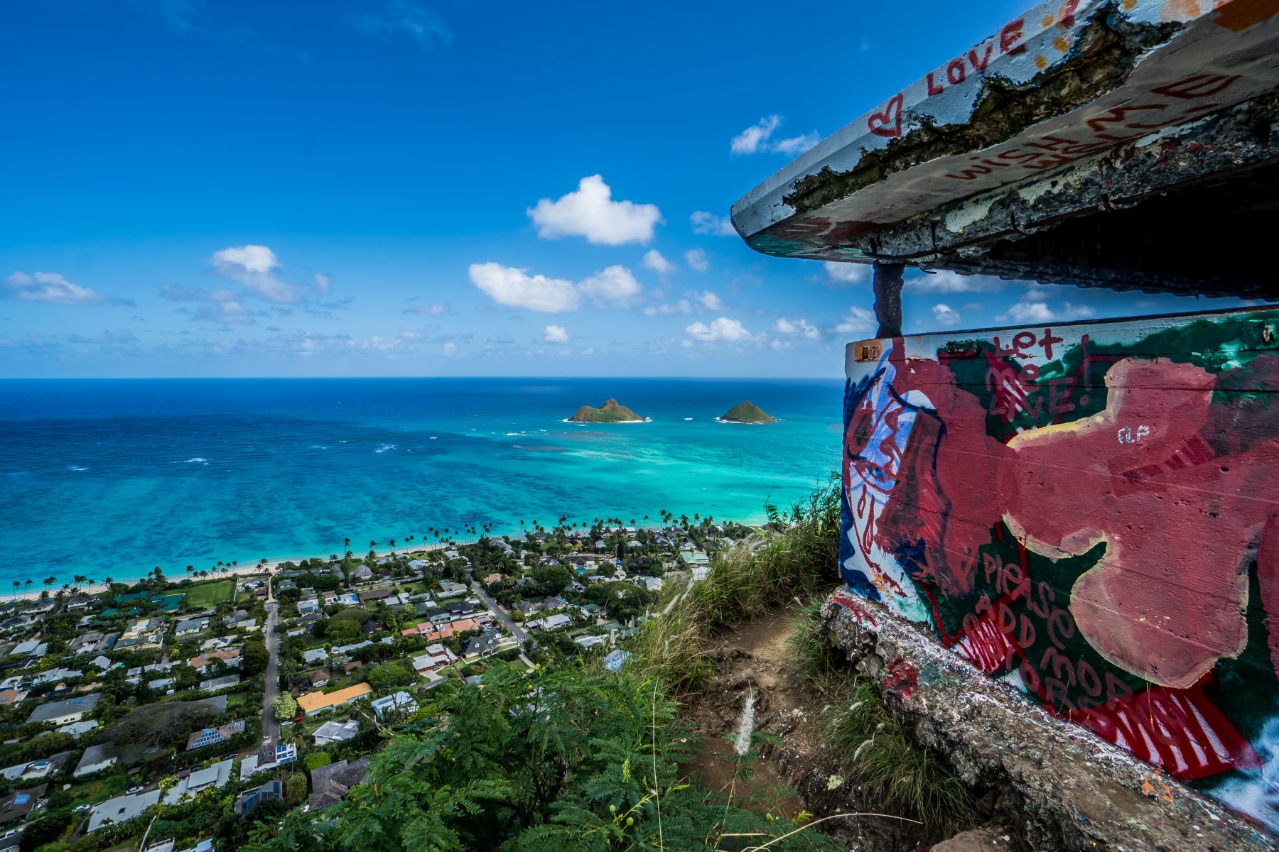 This is the view from the first pillbox.