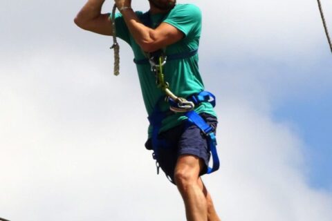 Stavros at the U.S. National Whitewater Center in Charlotte, North Carolina
