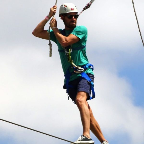 Stavros at the U.S. National Whitewater Center in Charlotte, North Carolina