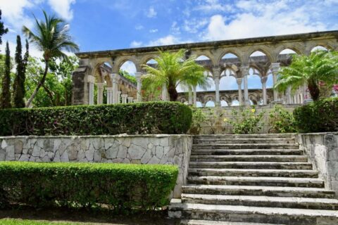 The Cloister & Versailles Gardens on Paradise Island in Nassau Bahamas