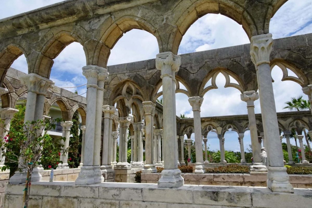 The Cloister & Versailles Gardens on Paradise Island in Nassau Bahamas
