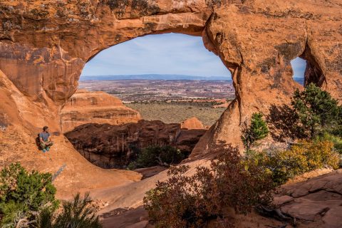 Partition Arch in Arches National Park