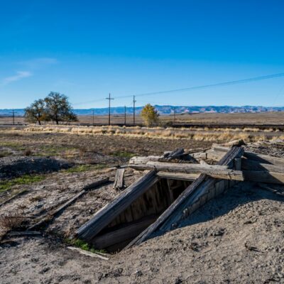 Some of the oldest buildings in town were constructed entirely of railroad ties.