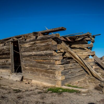 Some of the oldest buildings in town were constructed entirely of railroad ties.