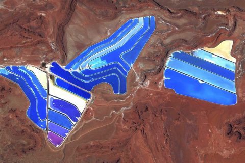 Intrepid Potash Mine Satellite Photo